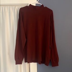 Men's Burgundy long sleeve Columbia